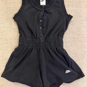 Nike Black Button-Up Top